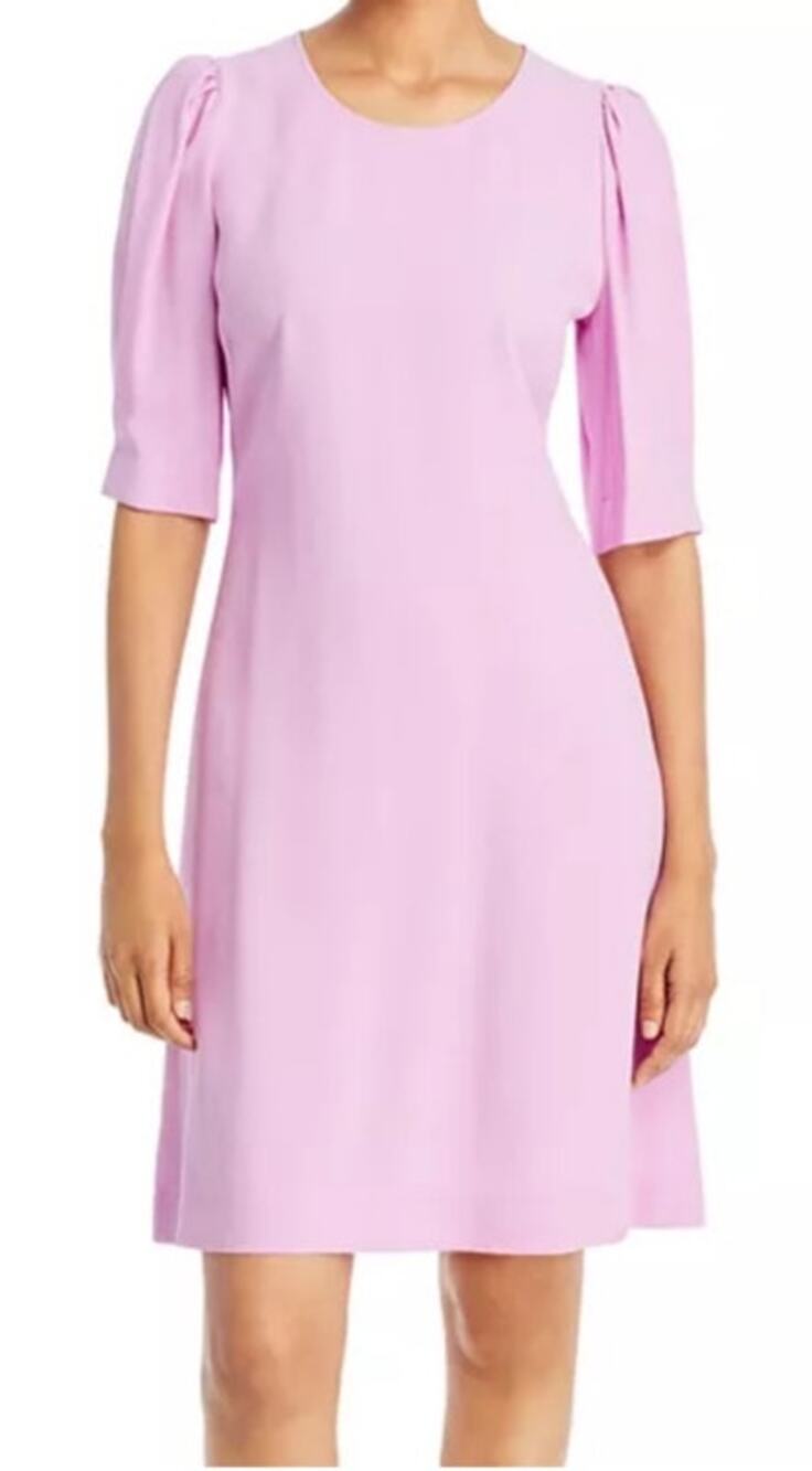 BOSS Hugo Boss dress Dawena Elbow Sleeve pink size  8